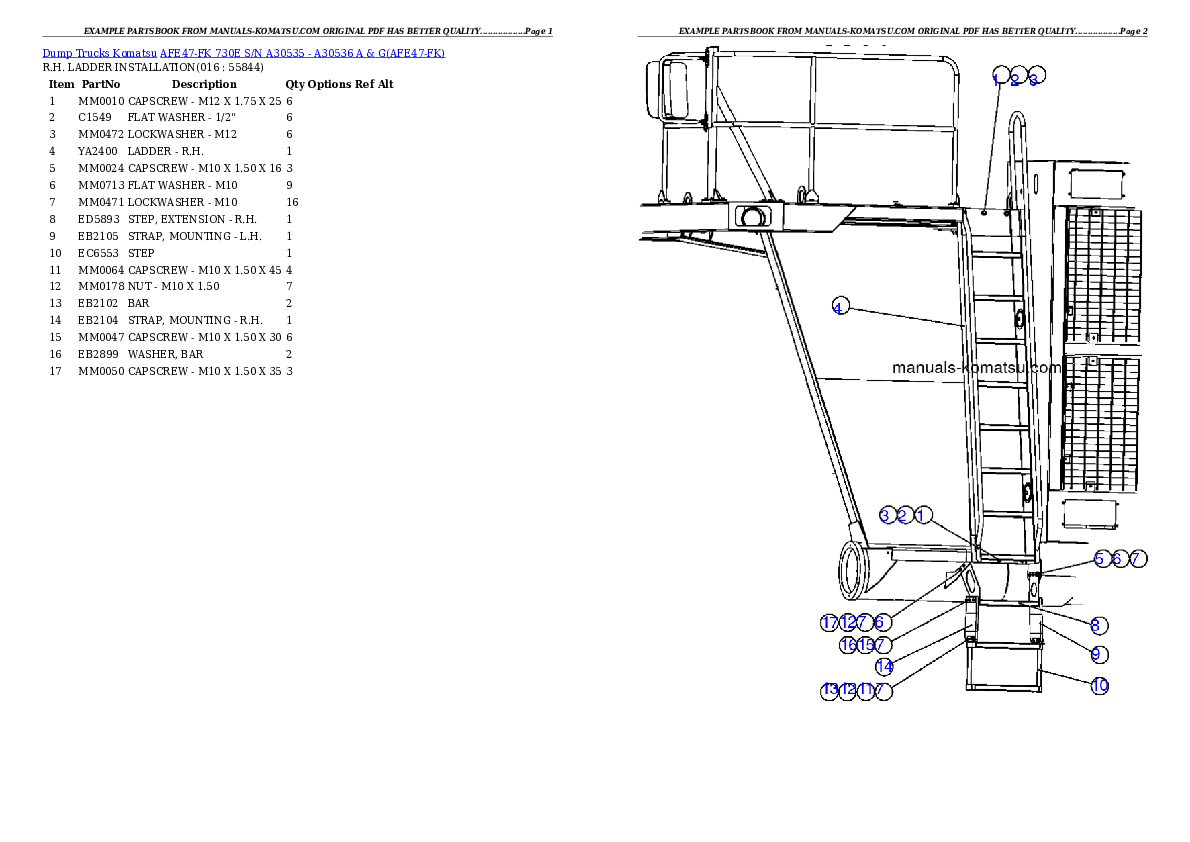 Protected: AFE47-FK 730E S/N A30535 – A30536      A & G Partsbook