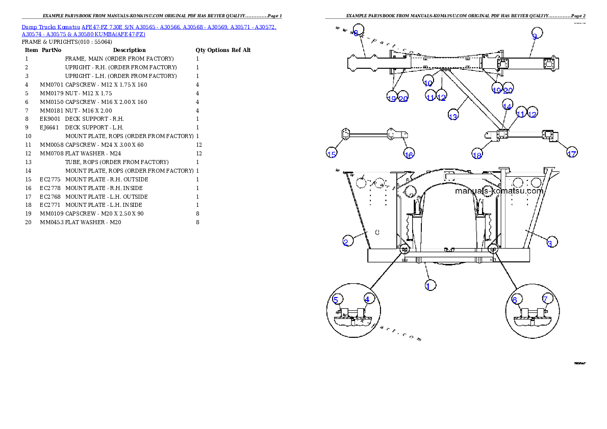 Protected: AFE47-FZ 730E S/N A30565 – A30566, A30568 – A30569, A30571 – A30572, A30574 – A30575 & A30580   KUMBA Partsbook