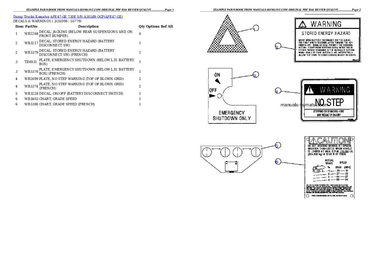 Protected: AFE47-GE 730E S/N A30589      OCP Partsbook