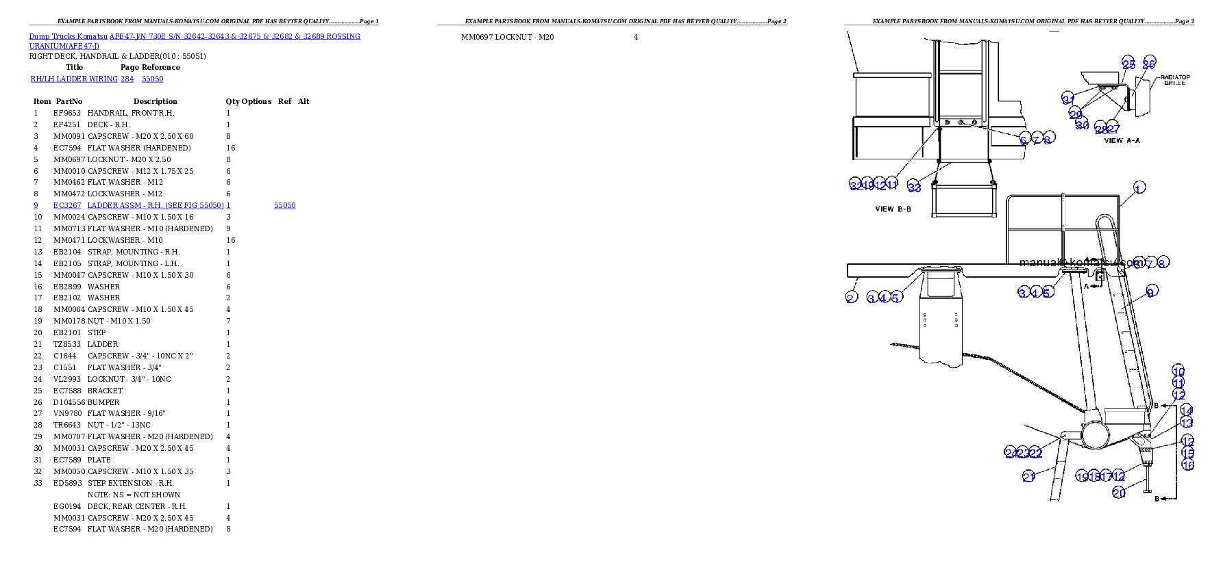 Protected: AFE47-J/N 730E S/N 32642-32643 & 32675 & 32682 & 32689  ROSSING URANIUM Partsbook