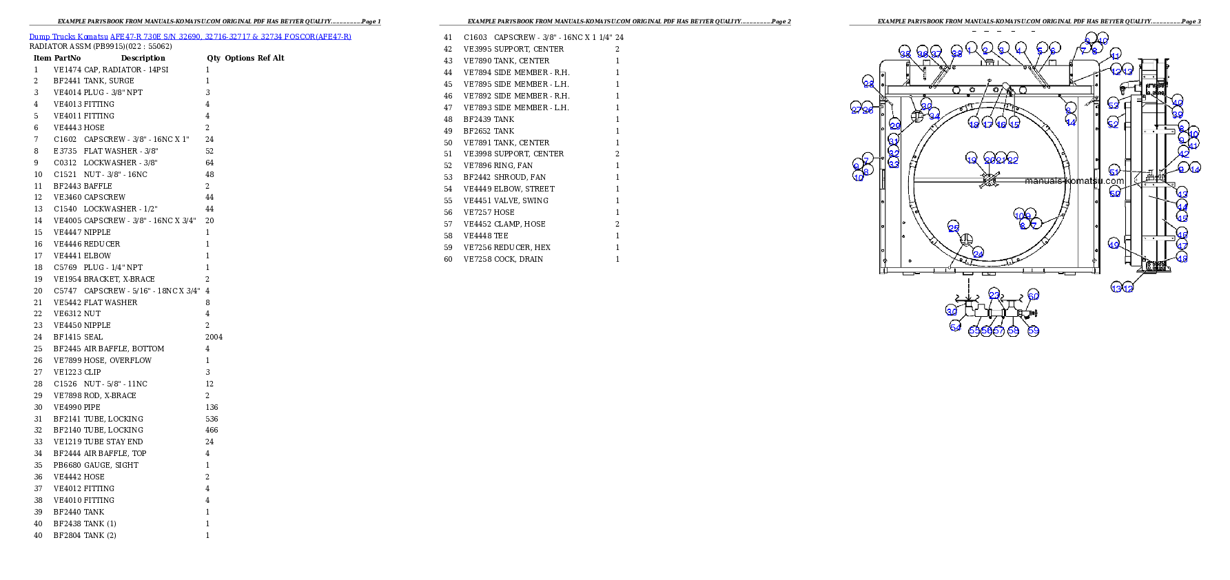 Protected: AFE47-R 730E S/N 32690, 32716-32717 &  32734  FOSCOR Partsbook