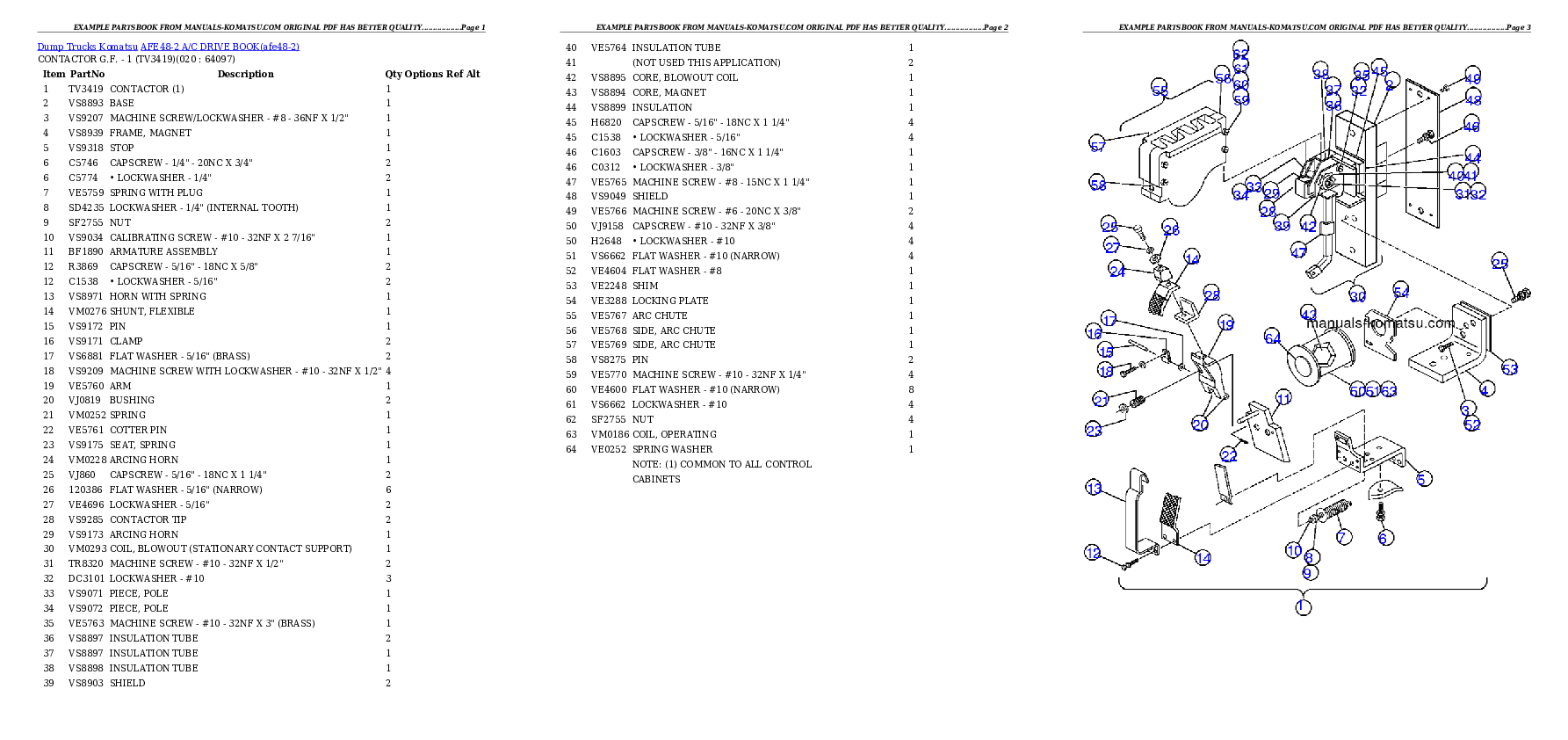 Protected: AFE48-2  A/C DRIVE BOOK Partsbook