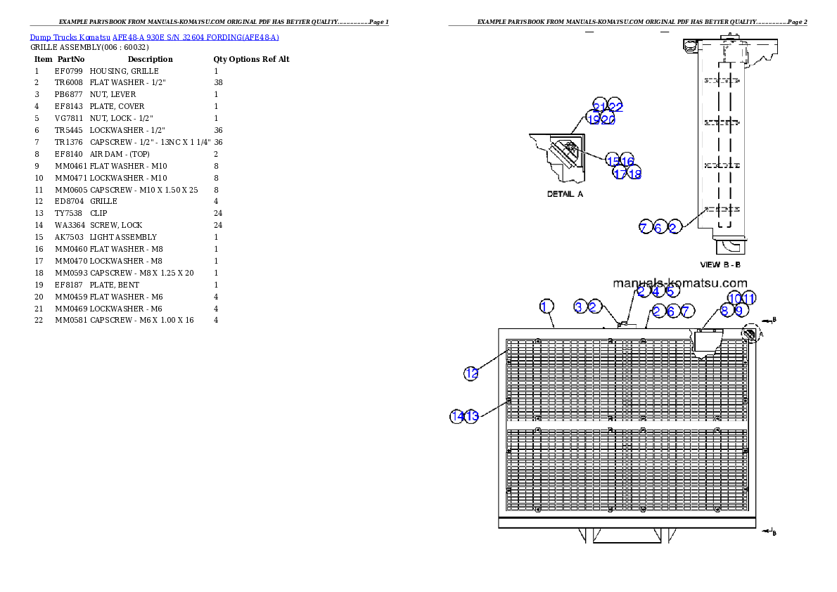 Protected: AFE48-A  930E S/N 32604 FORDING Partsbook