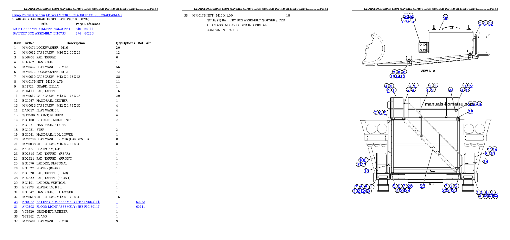 Protected: AFE48-AM 930E S/N A30112    CODELCO Partsbook
