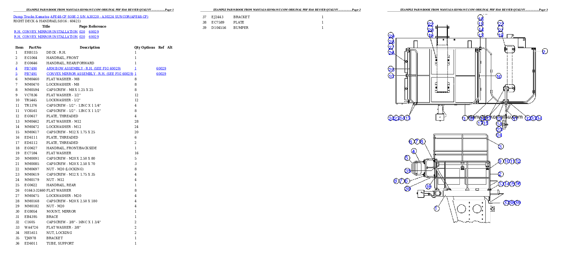 Protected: AFE48-CF 930E-2  S/N  A30220 – A30224  SUNCOR Partsbook