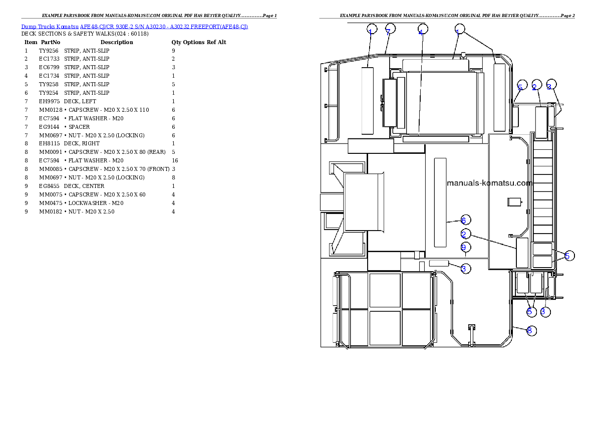 Protected: AFE48-CJ/CR 930E-2  S/N  A30230 – A30232 FREEPORT Partsbook