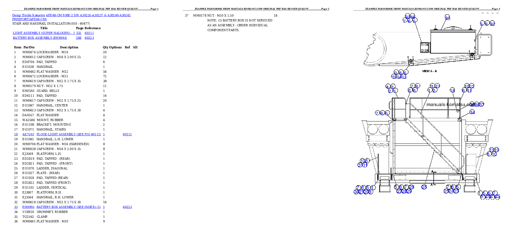 Protected: AFE48-CM 930E-2 S/N A30235-A30237 & A30240-A30242 FREEPORT Partsbook