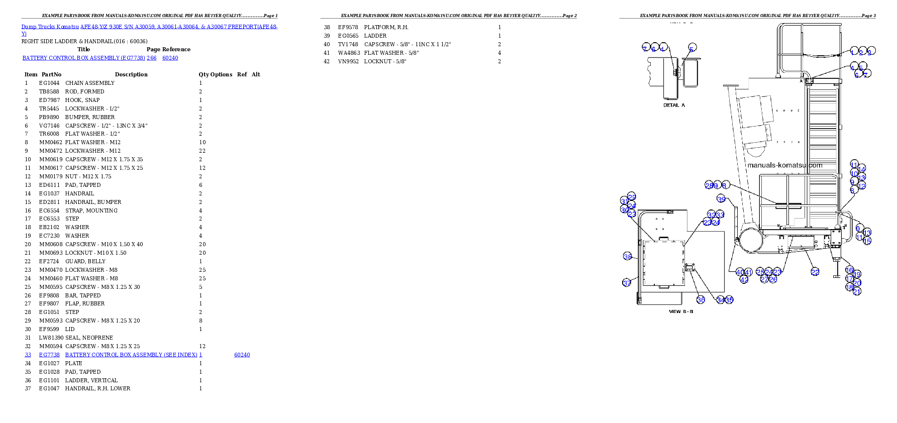 Protected: AFE48-Y/Z 930E S/N A30059, A30061-A30064, & A30067 FREEPORT Partsbook