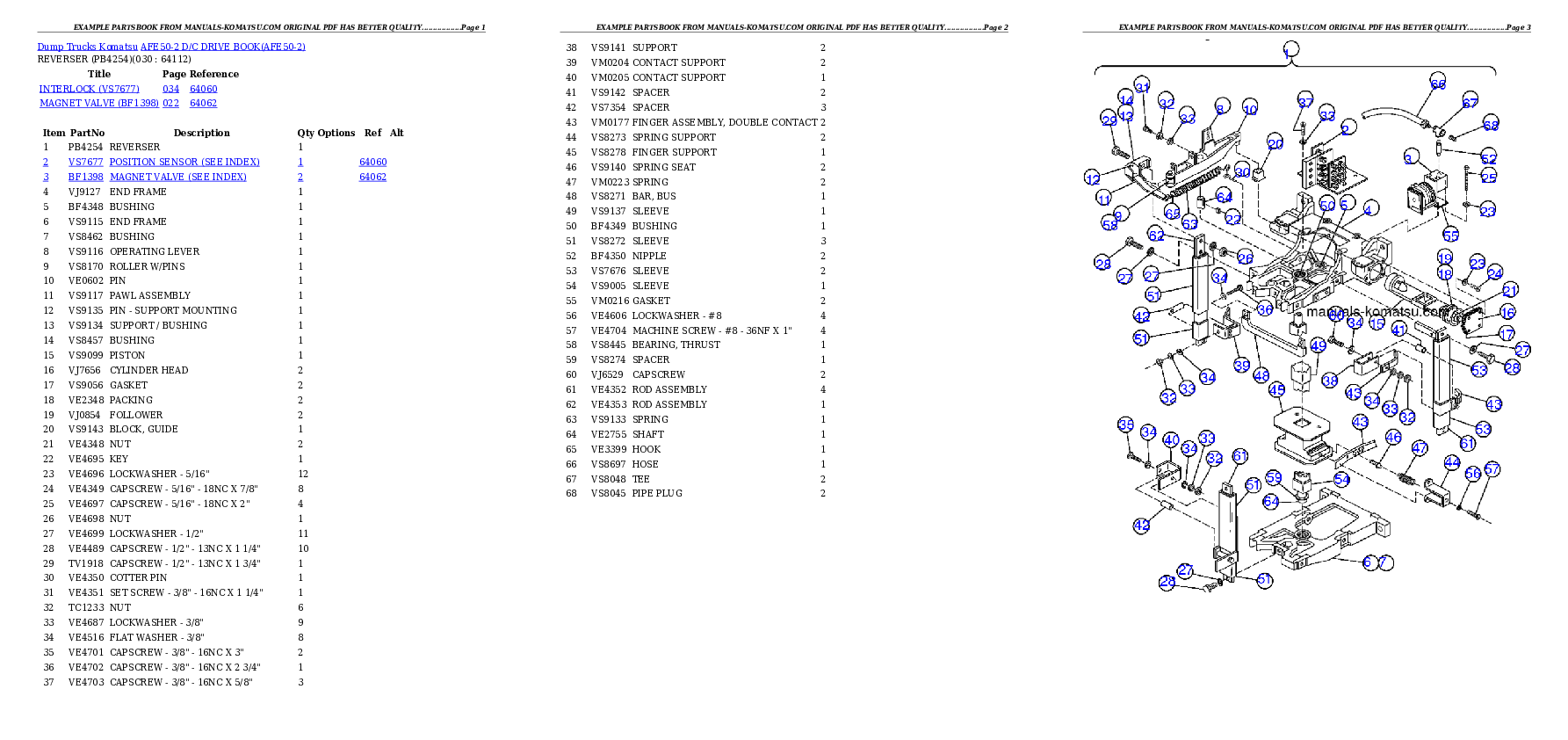 Protected: AFE50-2  D/C DRIVE BOOK Partsbook