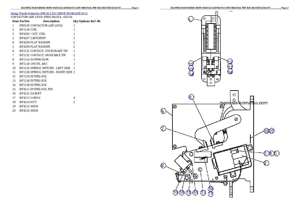 Protected: AFE50-2  D/C DRIVE BOOK Partsbook