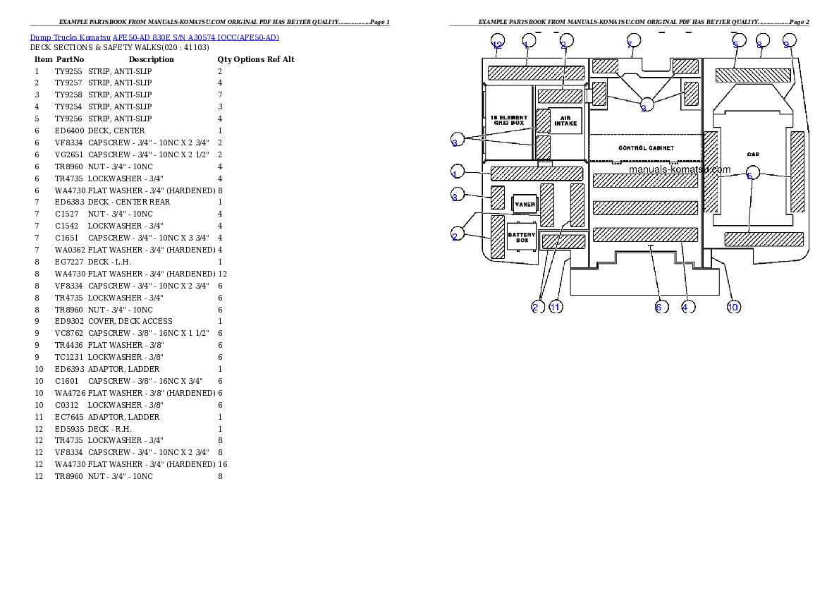 Protected: AFE50-AD 830E  S/N A30574 IOCC Partsbook
