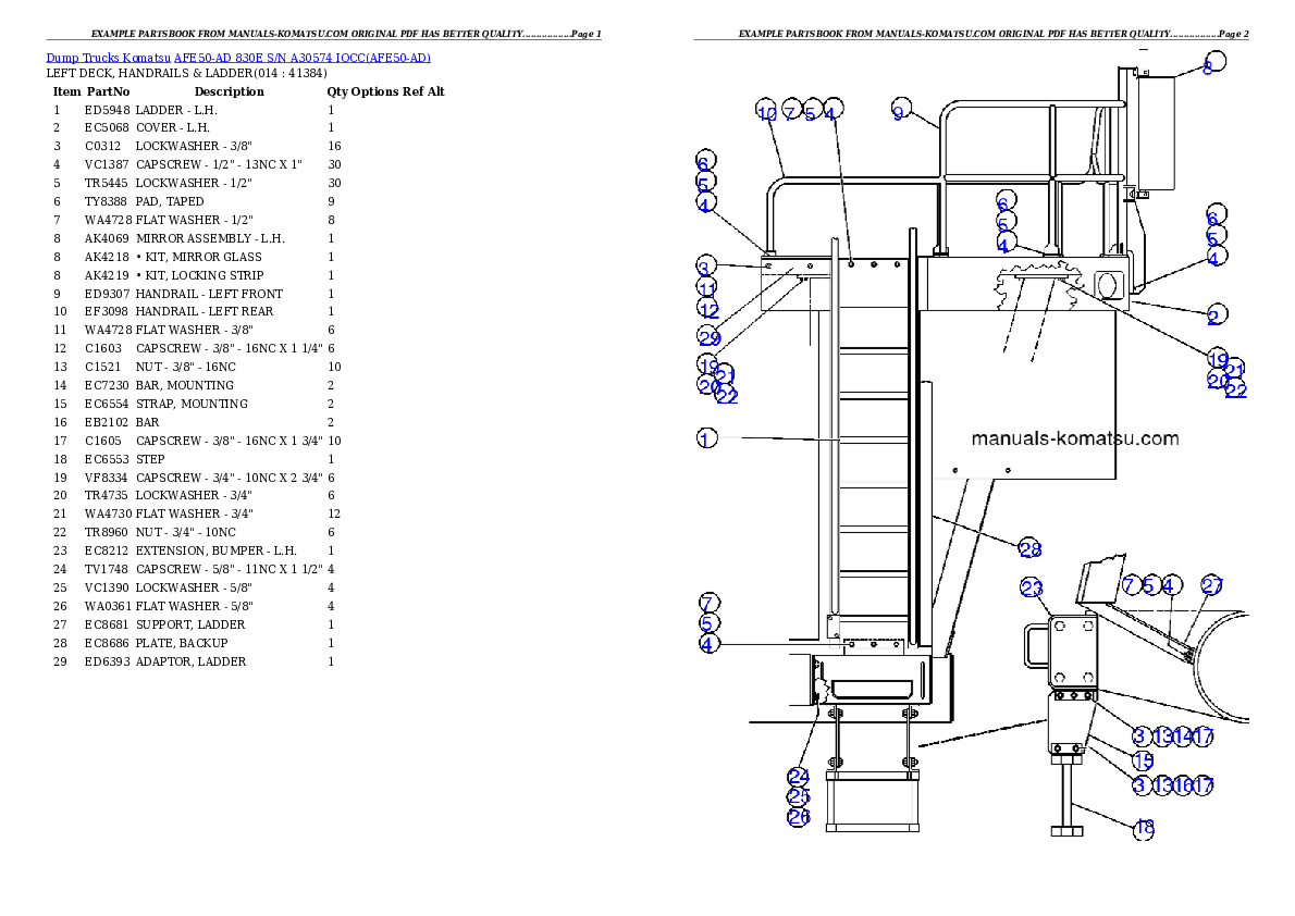Protected: AFE50-AD 830E  S/N A30574 IOCC Partsbook