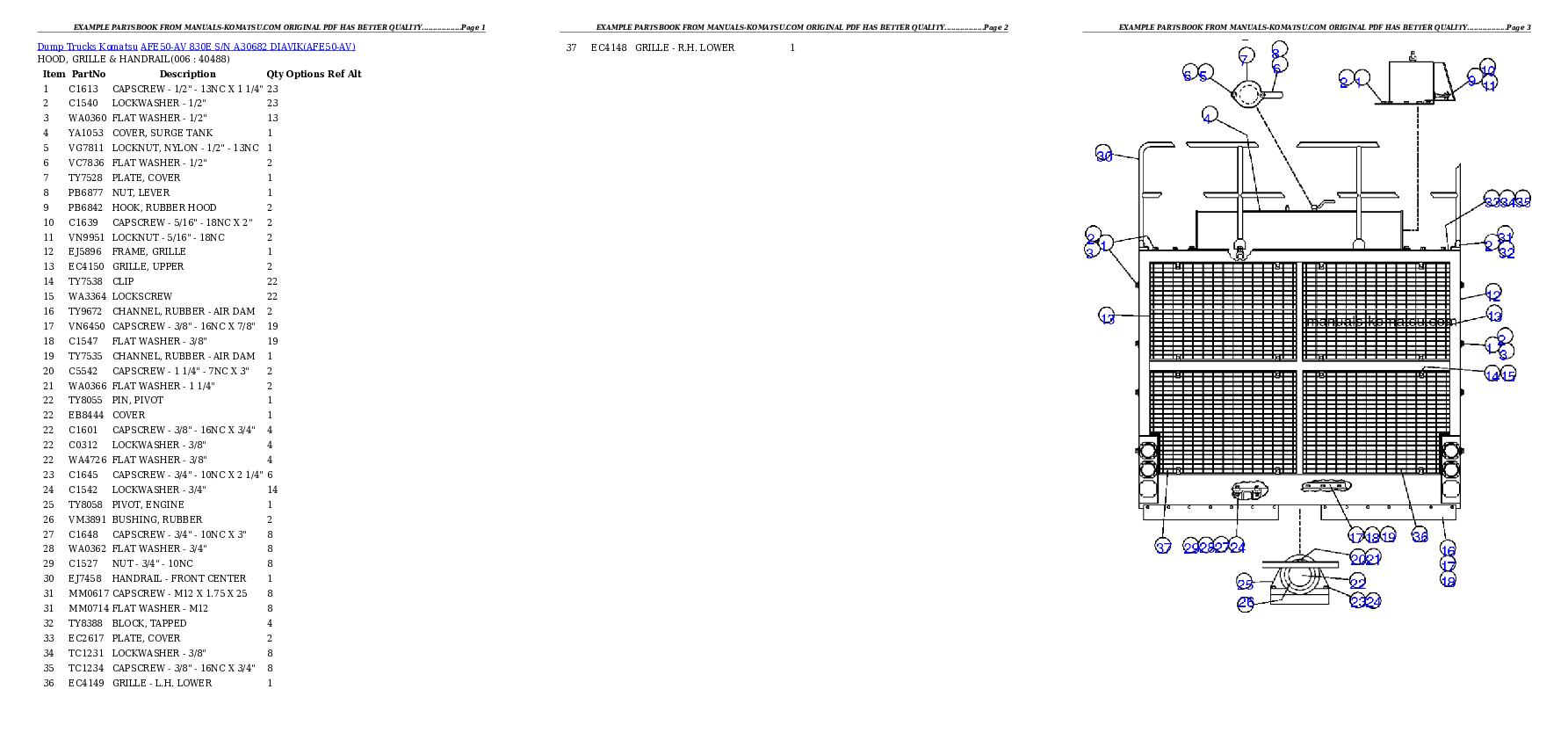 Protected: AFE50-AV 830E S/N A30682    DIAVIK Partsbook