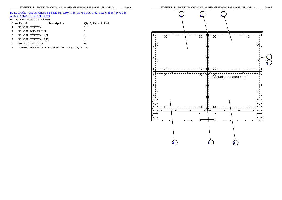 Protected: AFE50-BY 830E S/N A30777 & A30780 & A30782 & A30784 & A30790 & A30799  YAKUTUGOL Partsbook