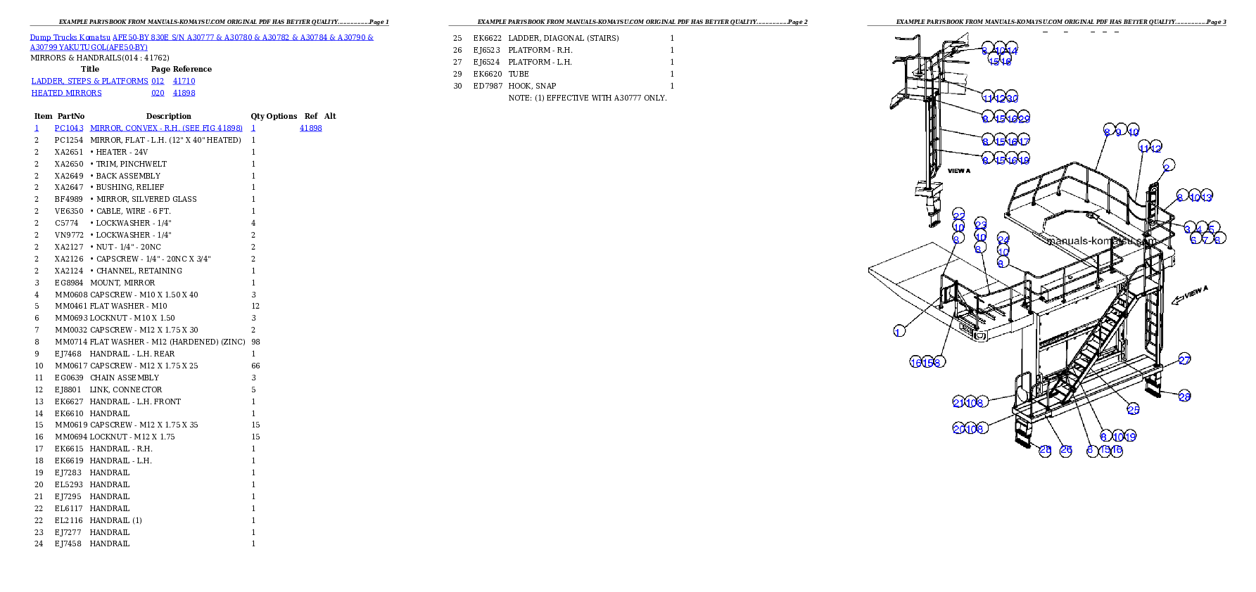 Protected: AFE50-BY 830E S/N A30777 & A30780 & A30782 & A30784 & A30790 & A30799  YAKUTUGOL Partsbook