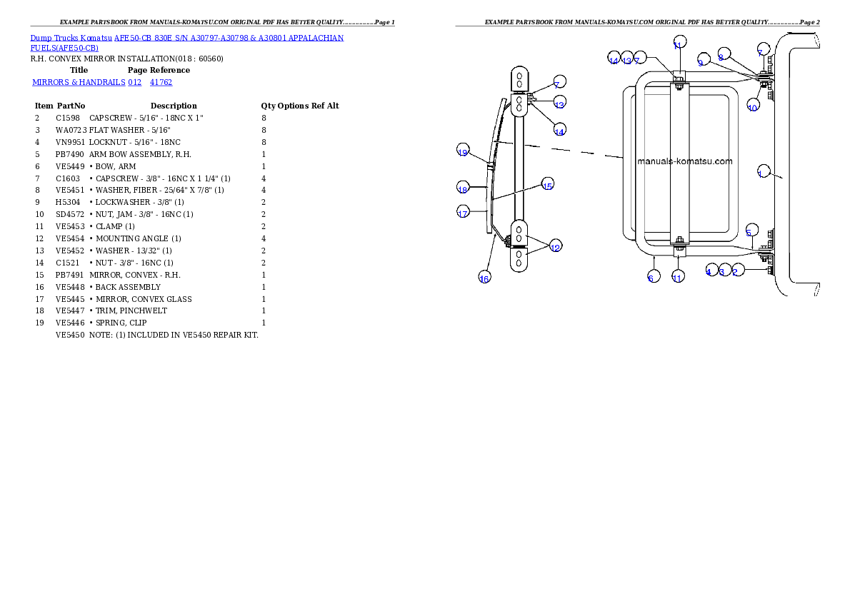 Protected: AFE50-CB 830E S/N A30797-A30798 & A30801  APPALACHIAN FUELS Partsbook