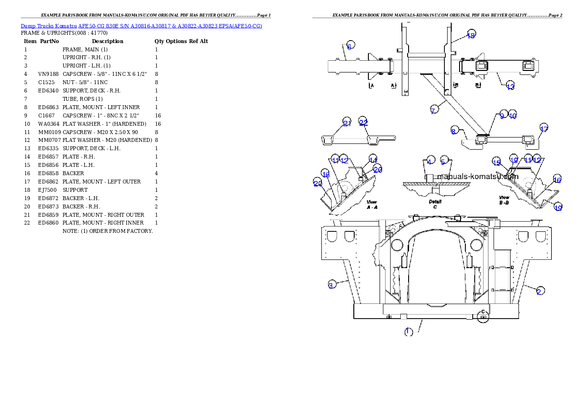 Protected: AFE50-CG 830E S/N A30816-A30817 & A30822-A30823  EPSA Partsbook
