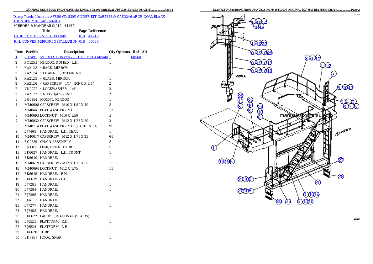 Protected: AFE50-GD 830E      GLIDER KIT GAE2243 & GAE2246  ARCH COAL BLACK THUNDER MINE Partsbook