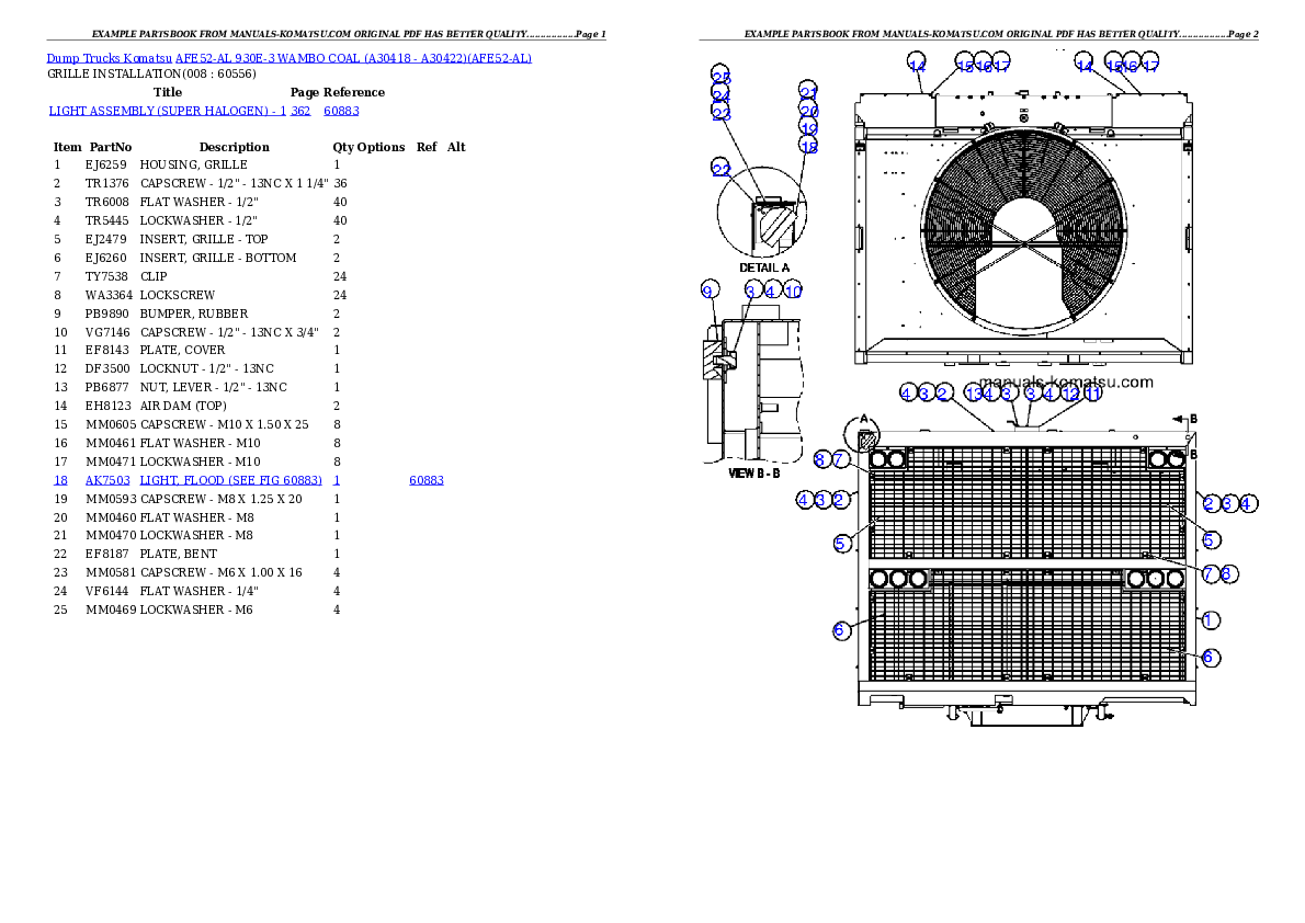 Protected: AFE52-AL 930E-3               WAMBO COAL (A30418 – A30422) Partsbook