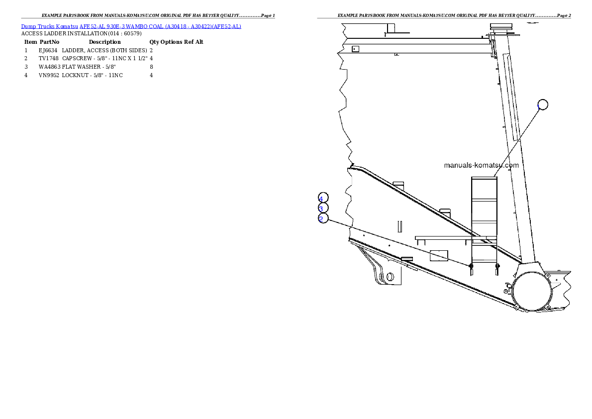 Protected: AFE52-AL 930E-3               WAMBO COAL (A30418 – A30422) Partsbook