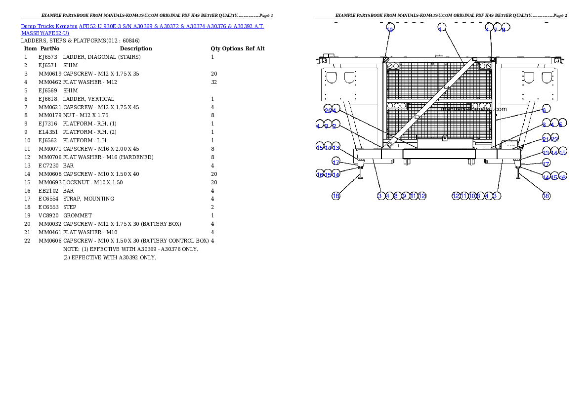 Protected: AFE52-U 930E-3  S/N A30369 & A30372 & A30374-A30376 & A30392   A.T. MASSEY Partsbook