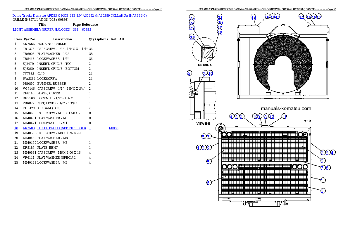 Protected: AFE53-C 930E-3SE S/N A30382 & A30389 COLLAHUASI Partsbook