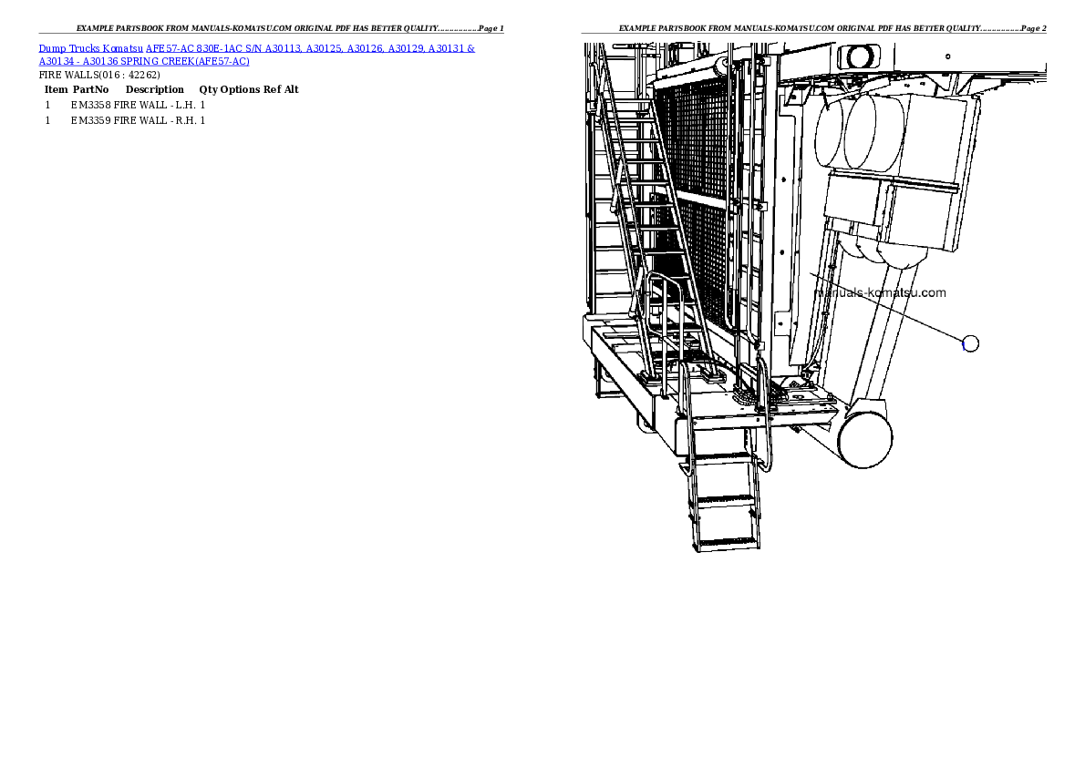 Protected: AFE57-AC 830E-1AC S/N A30113, A30125, A30126, A30129, A30131 & A30134 – A30136   SPRING CREEK Partsbook