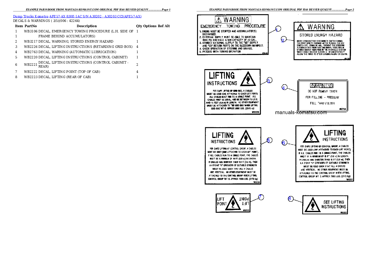 Protected: AFE57-AX 830E-1AC S/N A30202 – A30203     CCI Partsbook