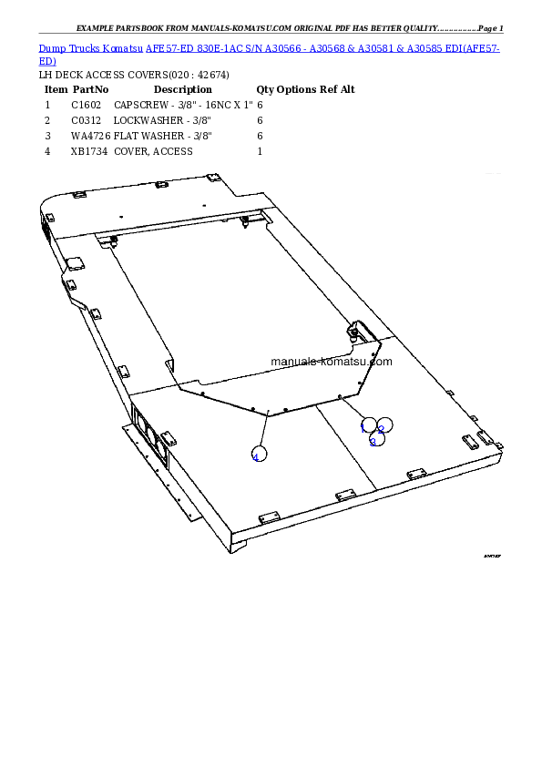 Protected: AFE57-ED 830E-1AC S/N A30566 – A30568 & A30581 & A30585   EDI Partsbook