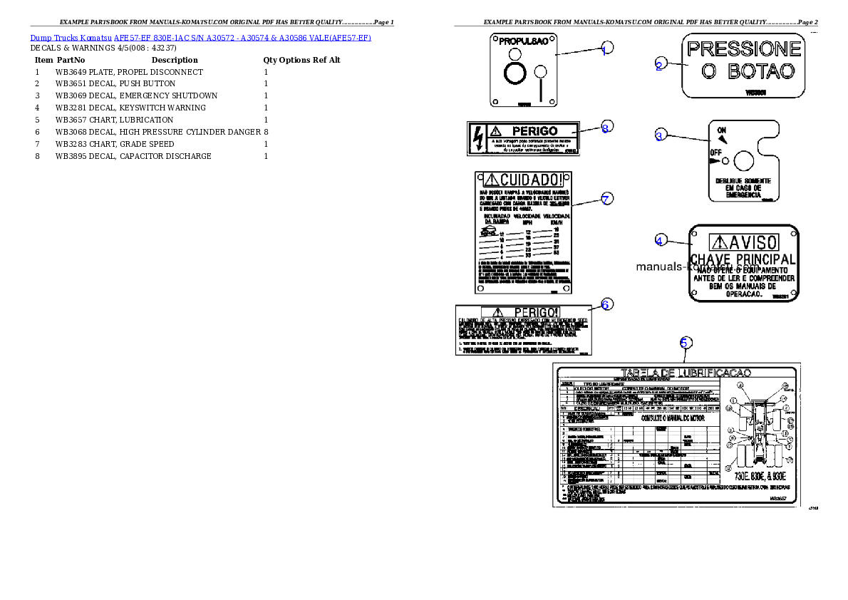 Protected: AFE57-EF 830E-1AC S/N A30572 – A30574 & A30586    VALE Partsbook