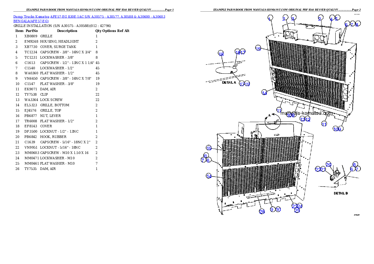 Protected: AFE57-EG 830E-1AC S/N A30575 – A30577, A30588 & A30600 – A30603    BENGALA Partsbook