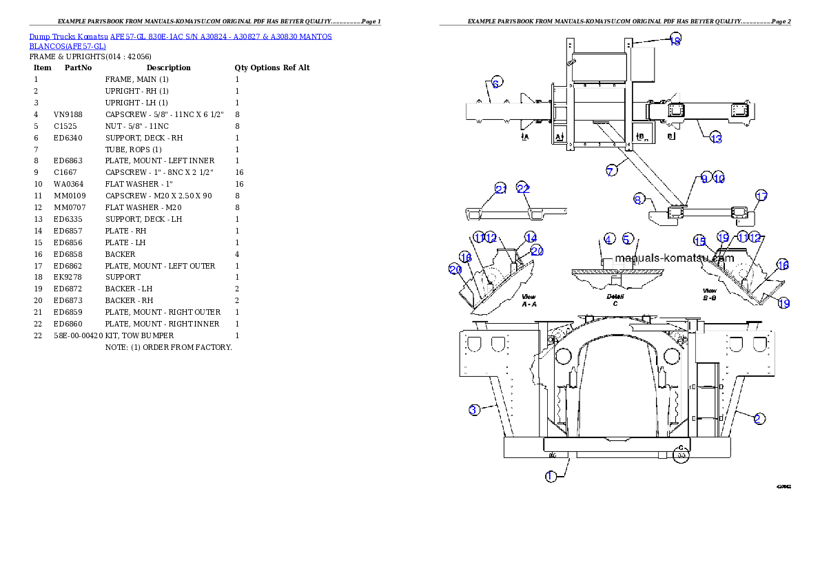 Protected: AFE57-GL 830E-1AC S/N A30824 – A30827 & A30830  MANTOS BLANCOS Partsbook