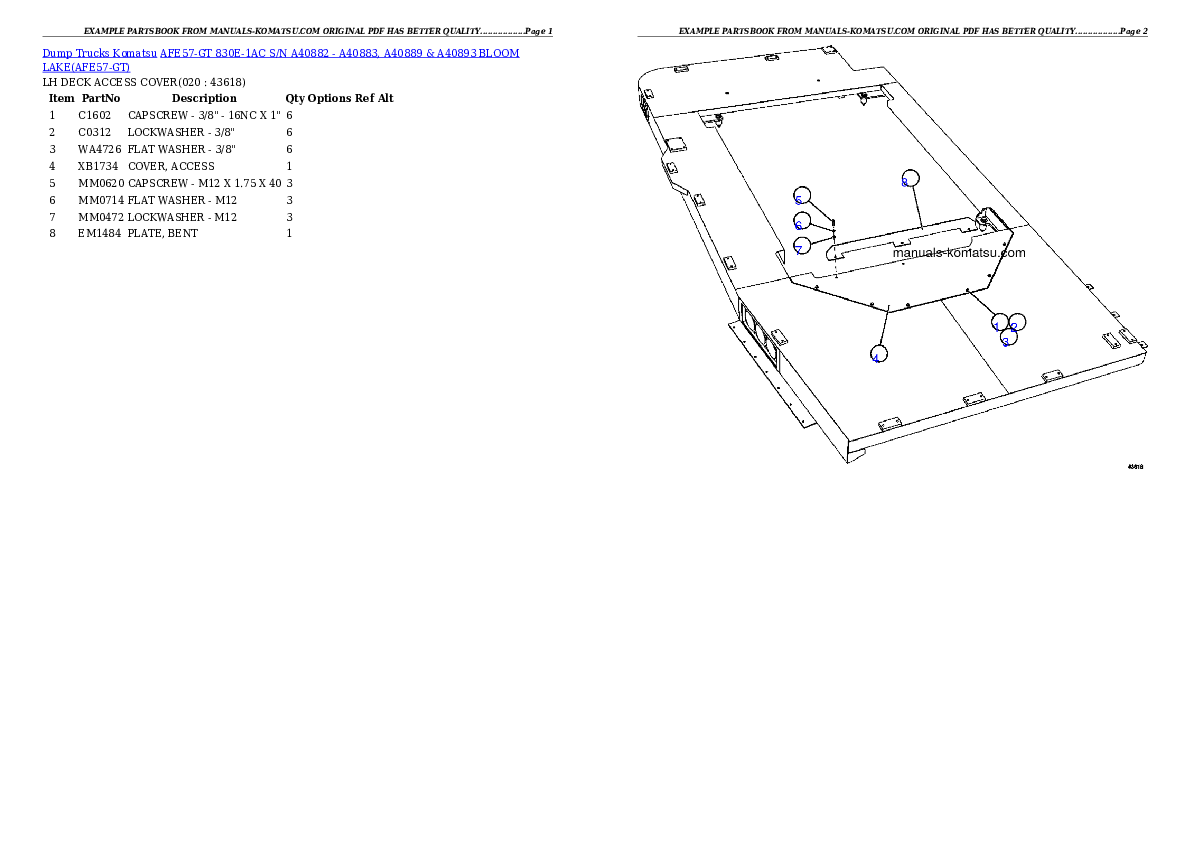 Protected: AFE57-GT 830E-1AC S/N A40882 – A40883, A40889 & A40893  BLOOM LAKE Partsbook