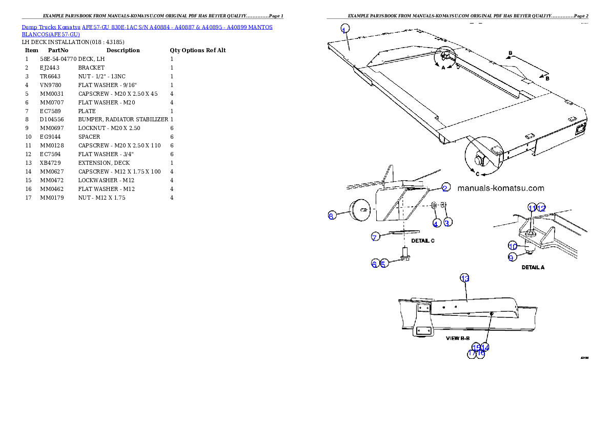 Protected: AFE57-GU 830E-1AC S/N A40884 – A40887 & A40895 – A40899  MANTOS BLANCOS Partsbook