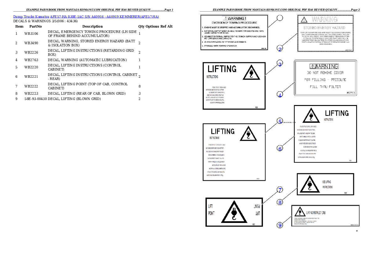 Protected: AFE57-HA 830E-1AC S/N A40916 – A40919  KEMMERER Partsbook