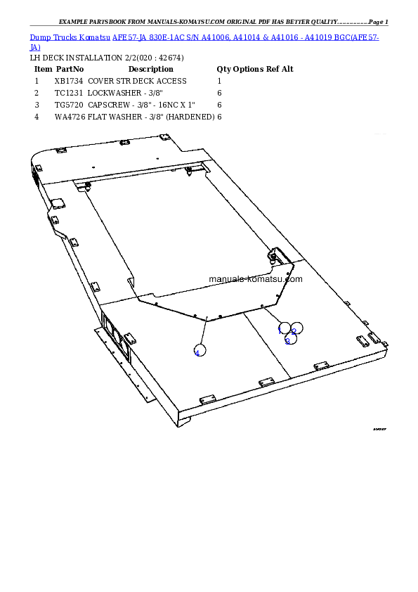 Protected: AFE57-JA 830E-1AC S/N A41006, A41014 & A41016 – A41019  BGC Partsbook