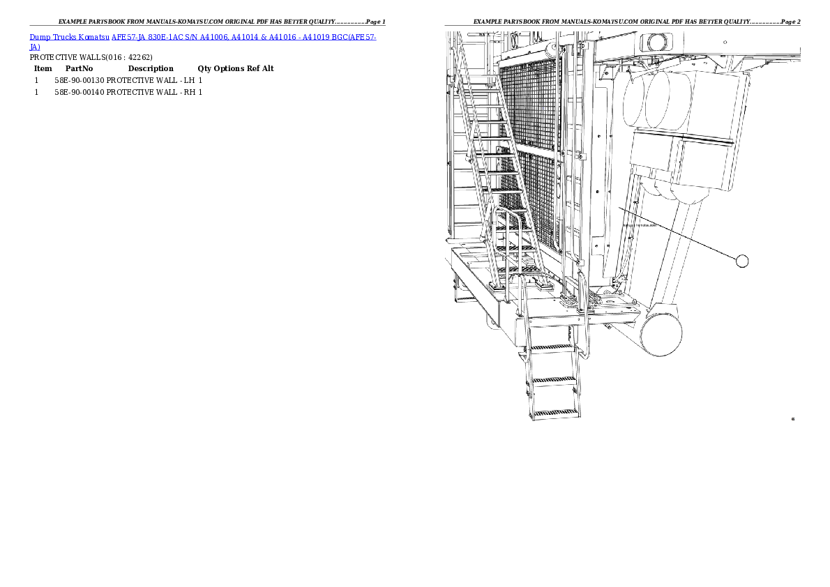 Protected: AFE57-JA 830E-1AC S/N A41006, A41014 & A41016 – A41019  BGC Partsbook