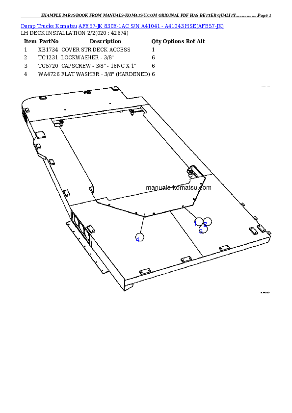 Protected: AFE57-JK 830E-1AC S/N A41041 – A41043  HSE Partsbook