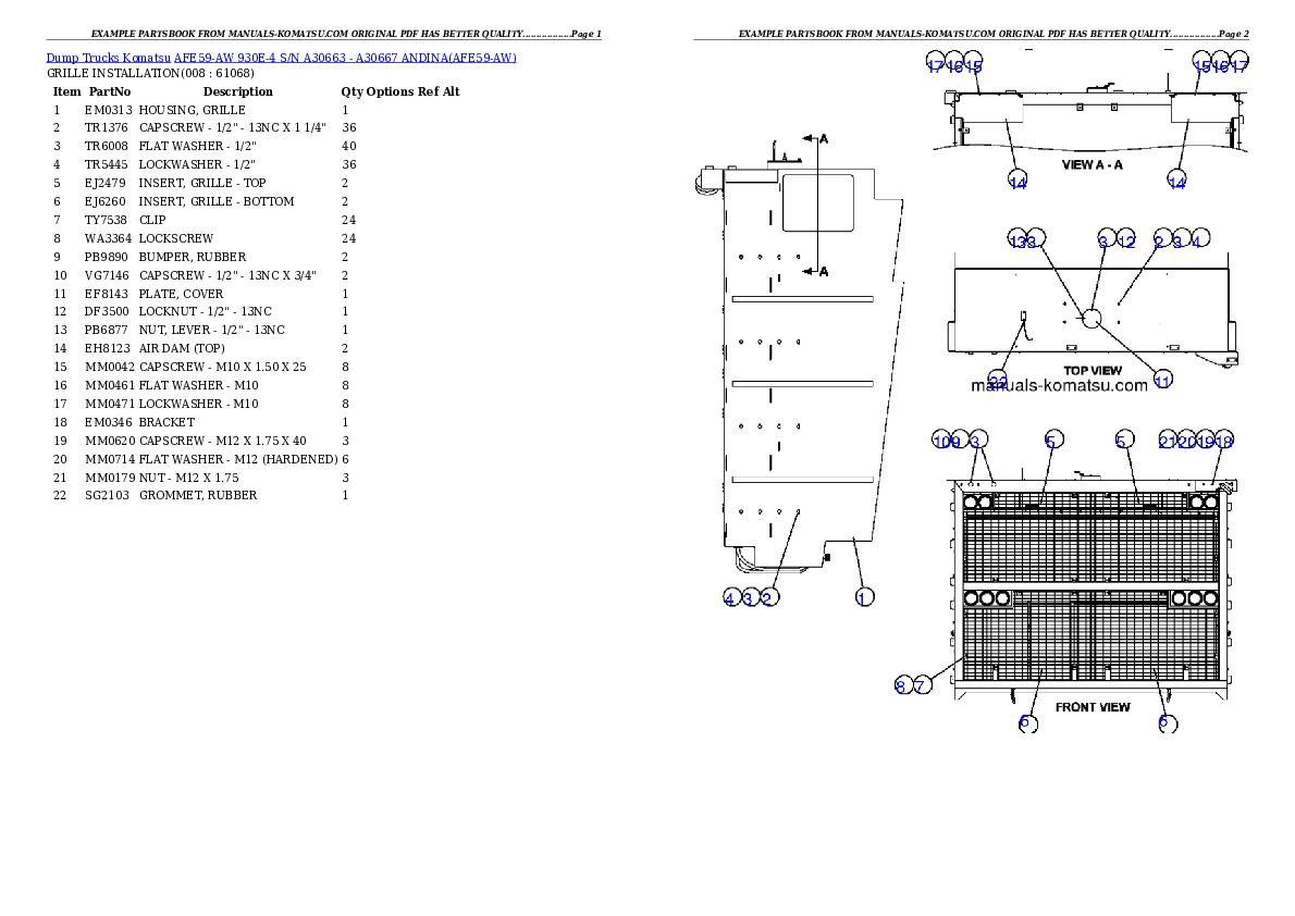 Protected: AFE59-AW 930E-4 S/N A30663 – A30667    ANDINA Partsbook