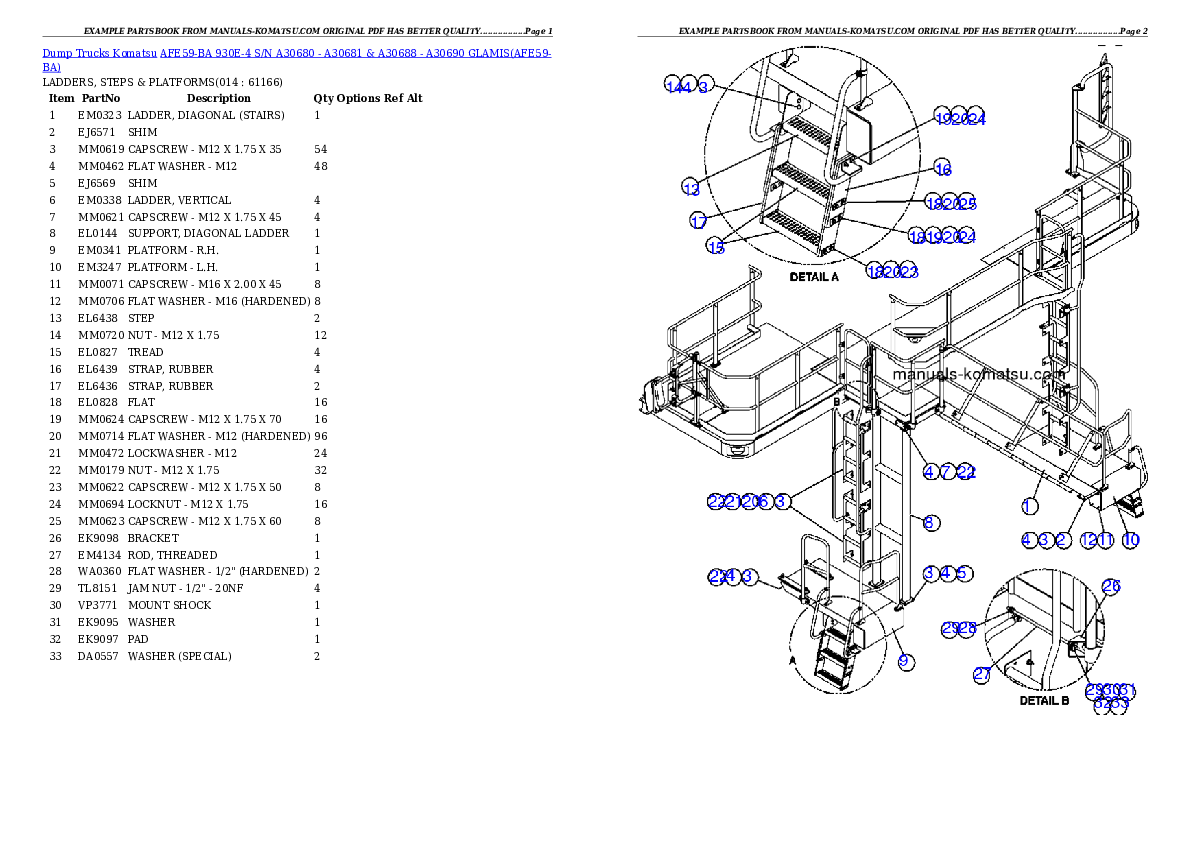 Protected: AFE59-BA 930E-4 S/N A30680 – A30681 & A30688 – A30690     GLAMIS Partsbook