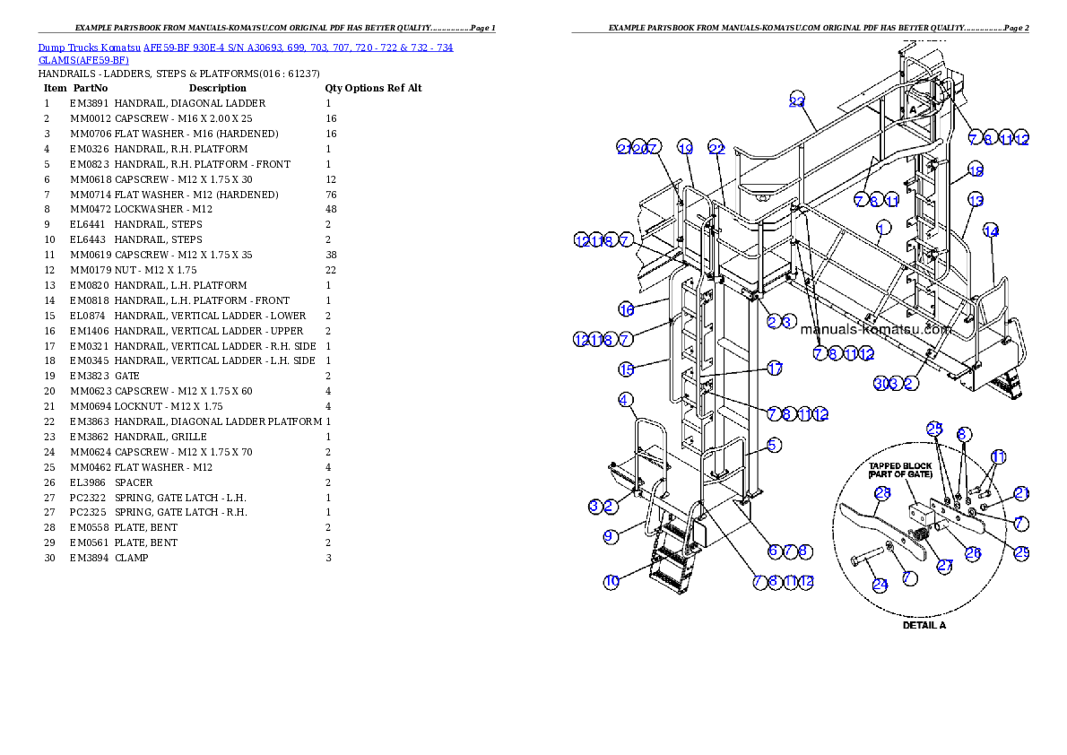 Protected: AFE59-BF 930E-4 S/N A30693, 699, 703, 707, 720 – 722 & 732 – 734    GLAMIS Partsbook