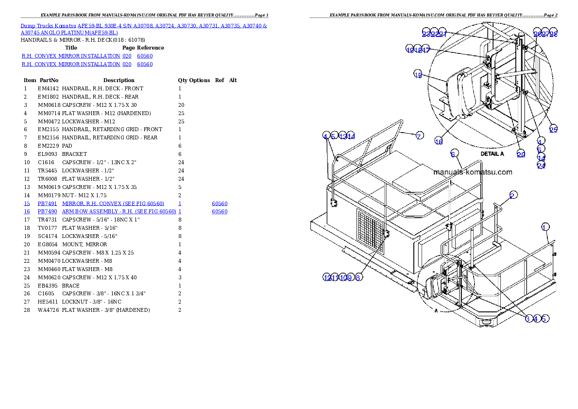 Protected: AFE59-BL 930E-4 S/N A30708, A30724, A30730, A30731, A30735, A30740 & A30745     ANGLO PLATINUM Partsbook