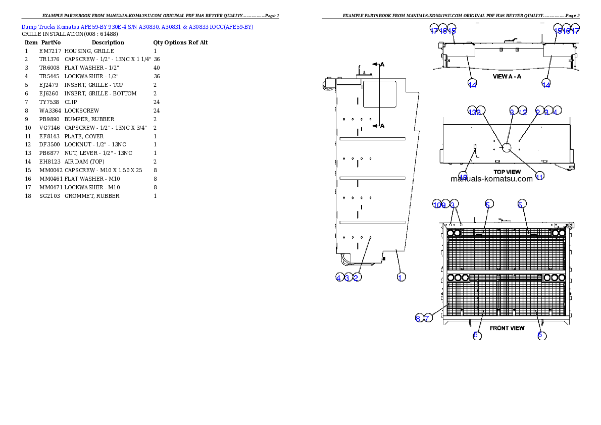 Protected: AFE59-BY 930E-4 S/N A30830, A30831 & A30833      IOCC Partsbook