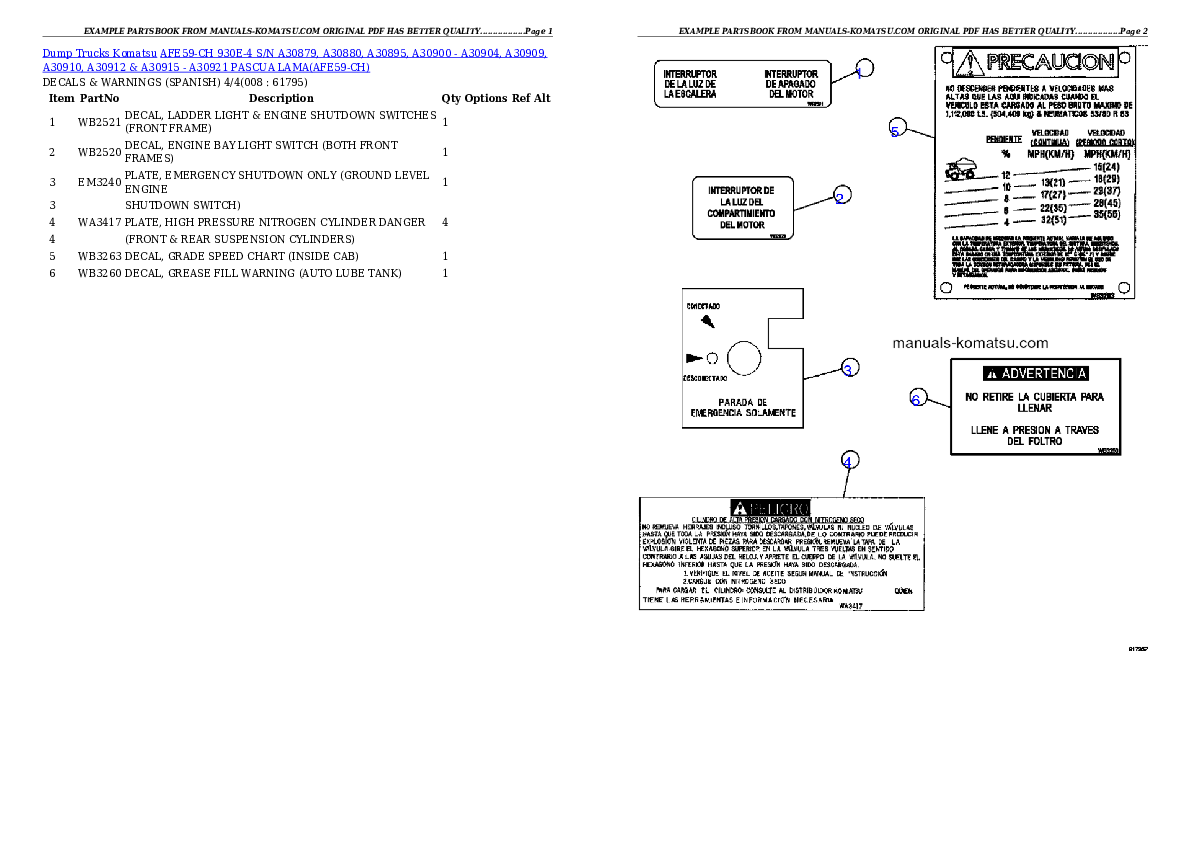 Protected: AFE59-CH 930E-4 S/N A30879, A30880, A30895, A30900 – A30904, A30909, A30910, A30912 & A30915 – A30921   PASCUA LAMA Partsbook