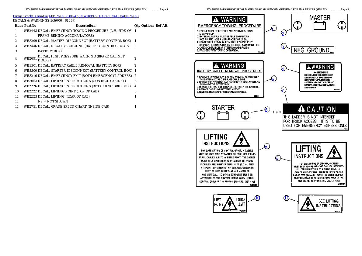 Protected: AFE59-CP 930E-4 S/N A30897 – A30899     NACG Partsbook