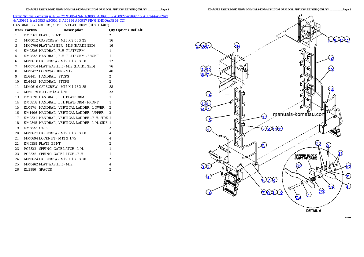 Protected: AFE59-CQ 930E-4 S/N A30905-A30908 & A30922-A30927 & A30944-A30947 & A30951 & A30953-A30954 & A30956-A30957    PING SHUO Partsbook