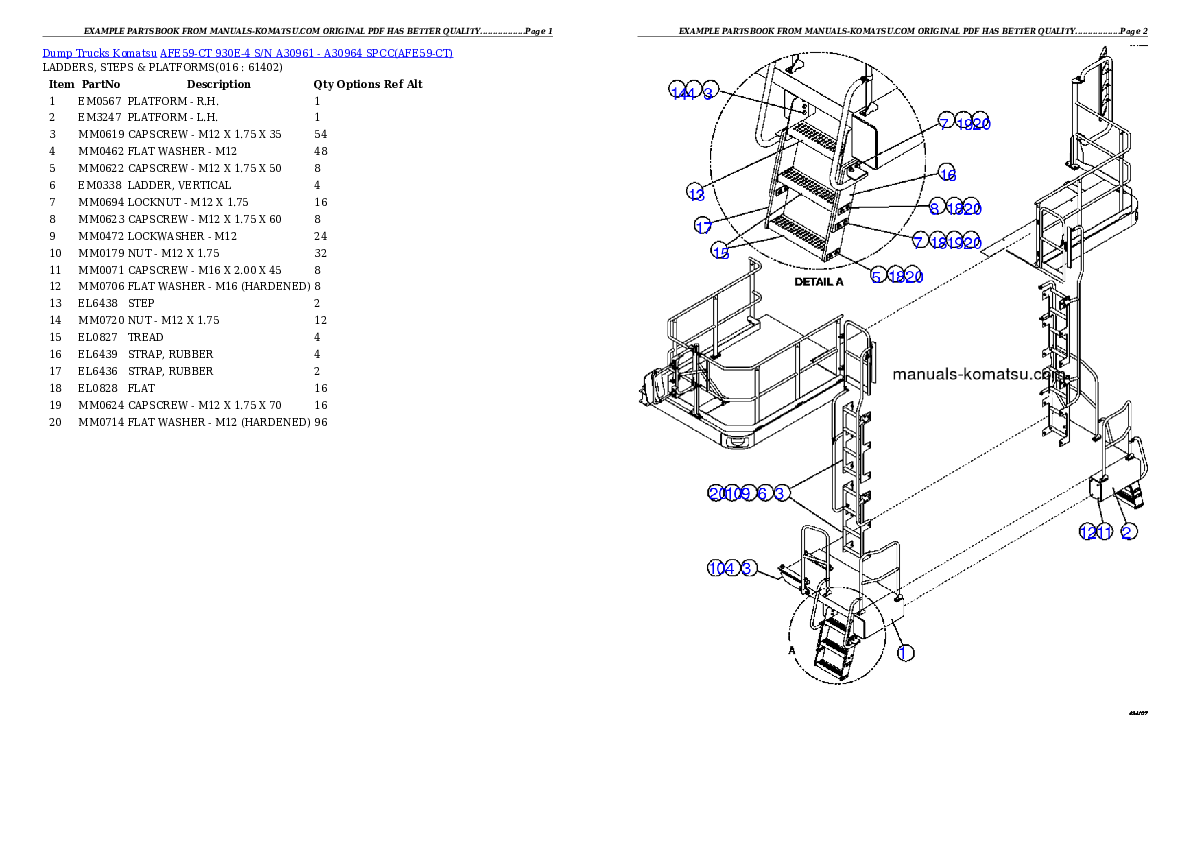 Protected: AFE59-CT 930E-4 S/N A30961 – A30964     SPCC Partsbook