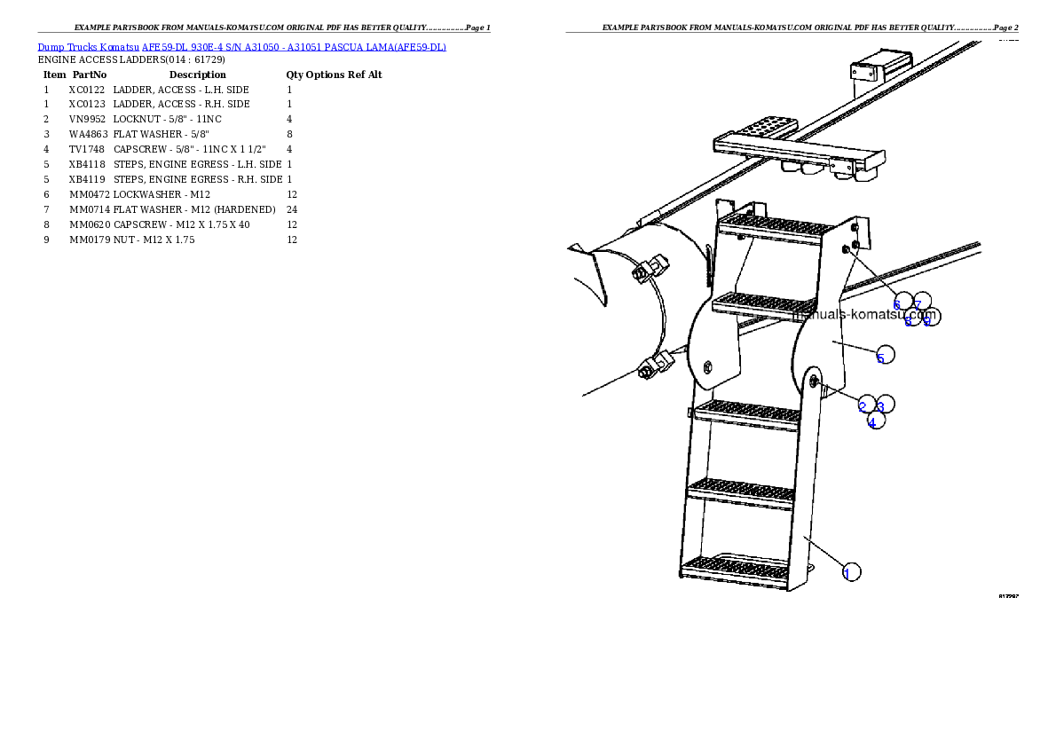 Protected: AFE59-DL 930E-4 S/N A31050 – A31051     PASCUA LAMA Partsbook