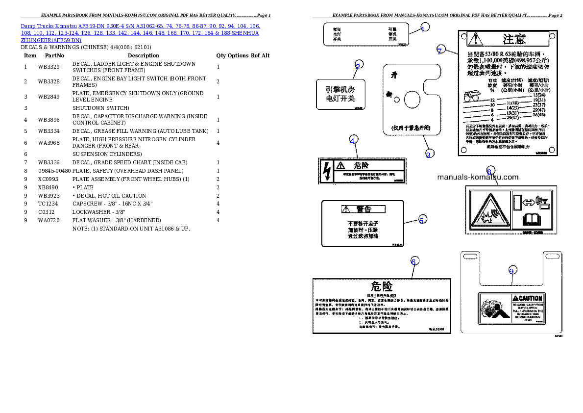 Protected: AFE59-DN 930E-4 S/N A31062-65, 74, 76-78, 86-87, 90, 92, 94, 104, 106, 108, 110, 112, 123-124, 126, 128, 133, 142, 144, 146, 148, 168, 170, 172, 184 & 188   SHENHUA ZHUNGEER Partsbook