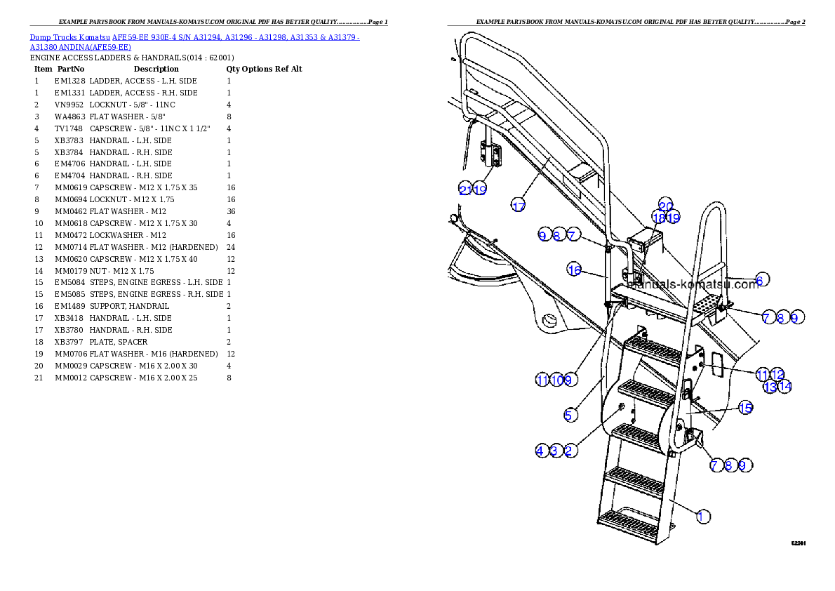 Protected: AFE59-EE 930E-4 S/N A31294, A31296 – A31298, A31353 & A31379 – A31380  ANDINA Partsbook